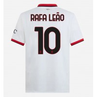 Camiseta AC Milan Rafael Leao #10 Segunda Equipación Replica 2024-25 mangas cortas